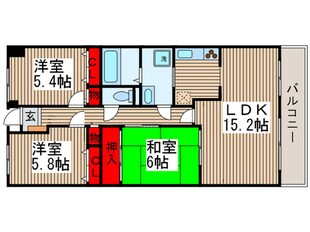 戸田パークフォルムの物件間取画像